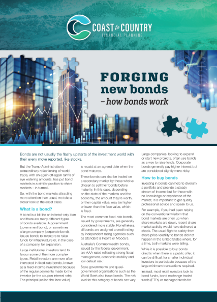 Forging new bonds (how bonds work)